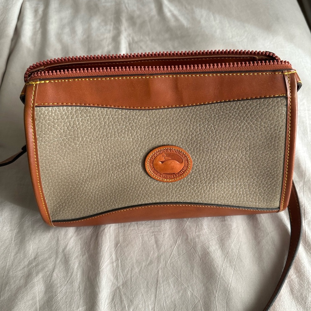Dooney & Bourke Two-Tone Leather Crossbody Bag